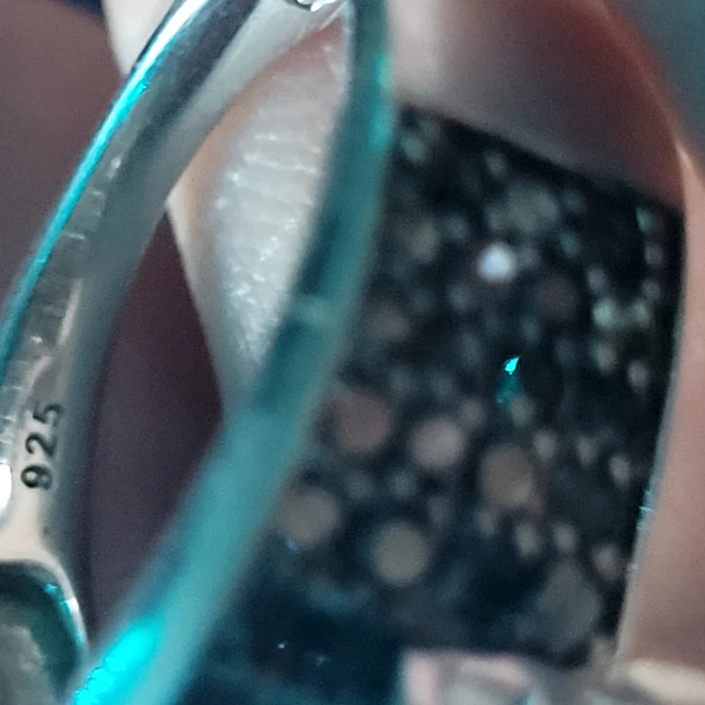 Black/White Diamond Ring Size 9